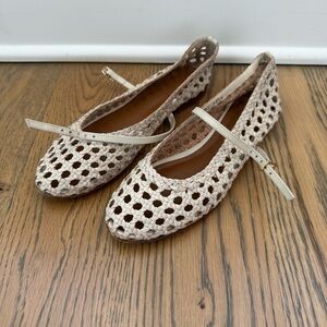Margaux Demi Jane woven flat - ecru